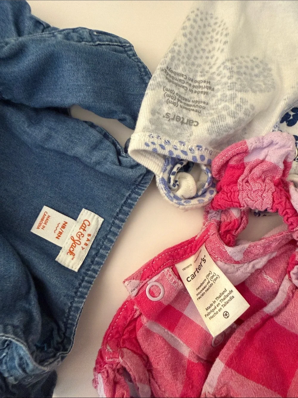 Lot of NB Sleeveless Romper